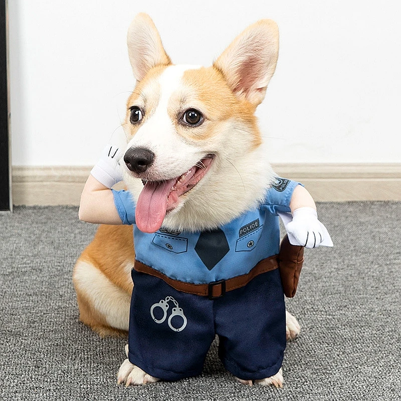 Divertidos ropa para perros, Cosplay para perros, disfraces de Halloween para perros, accesorios navideños para perros, traje de fiesta para Festival, vestido para perros - imagen 3