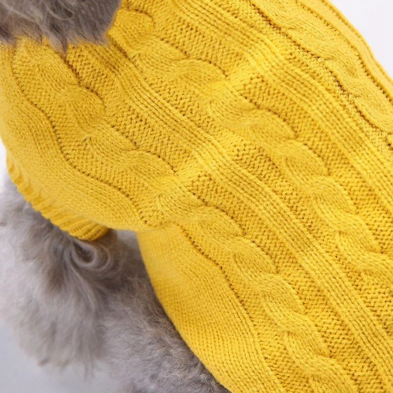 Ropa de invierno para perros y gatos: suéteres de punto liso y monos - imagen 5