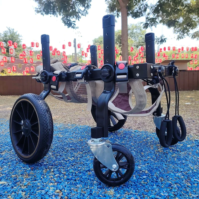 Silla de ruedas para perro de rehabilitación patas traseras ajustable - imagen 4