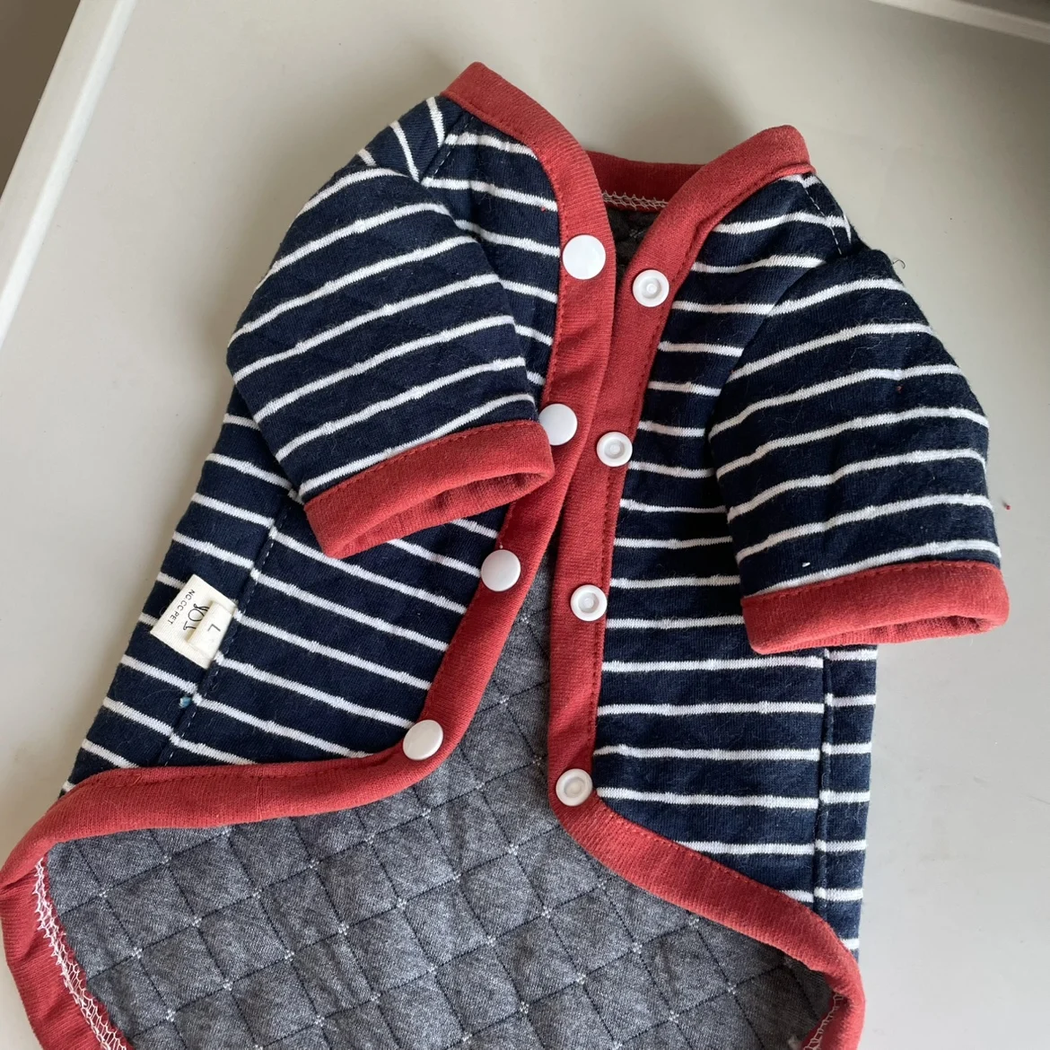 Sphynx Cat Chaqueta de algodón a rayas en invierno Cálido abrigo de manga larga para gato macho Cárdigan de primavera otoño Ropa de estar por casa para gatitos - imagen 5