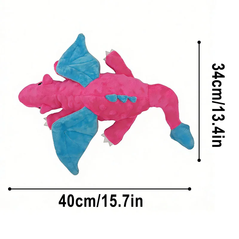 Juguete de peluche para perros: dragón volador, resistente y seguro - imagen 5