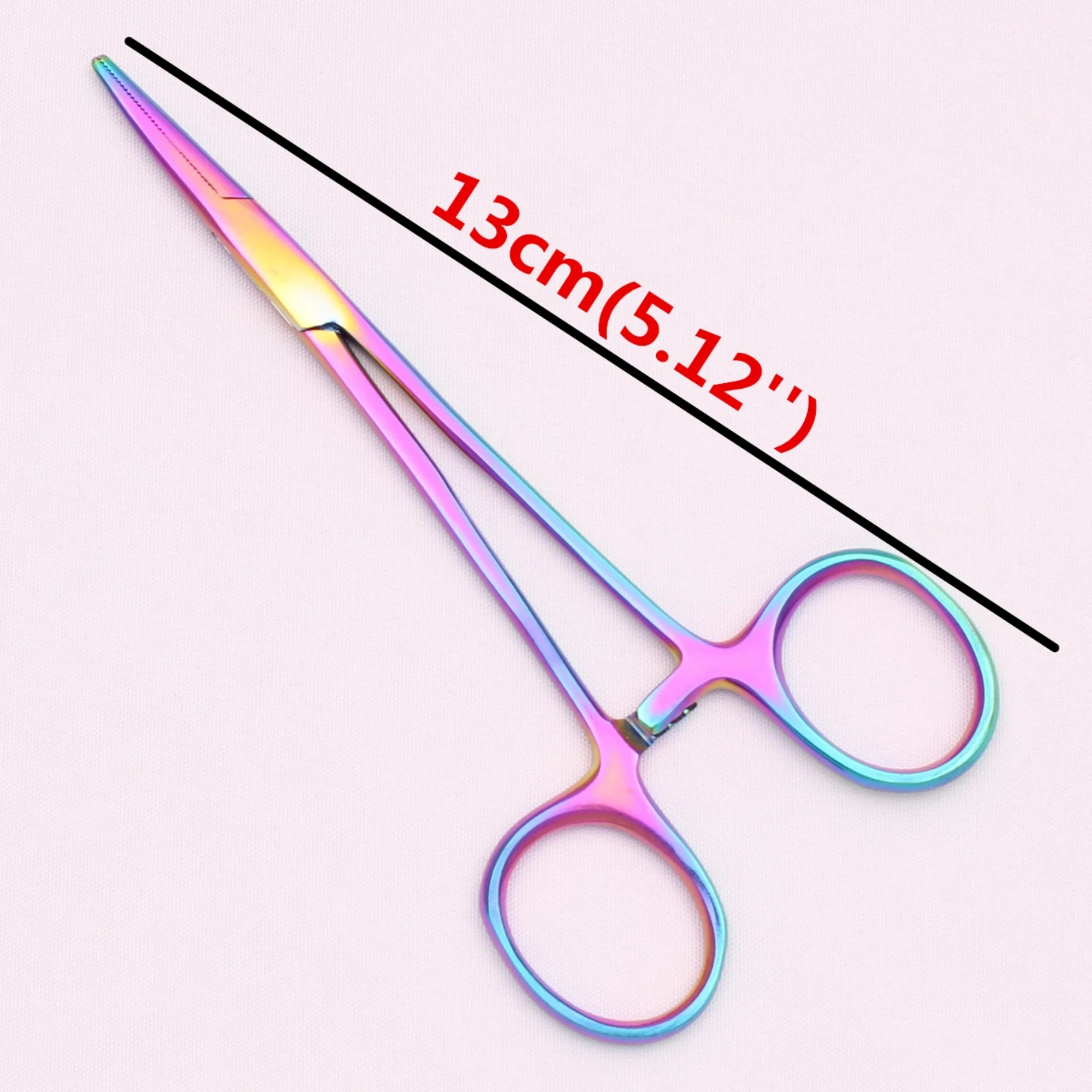 Pinzas hemostáticas para salón de belleza de mascotas, 13cm (5,12 pulgadas), profesionales, para perros, Hospital, gatos, herramientas para lesiones, hogar, acero inoxidable japonés - imagen 2