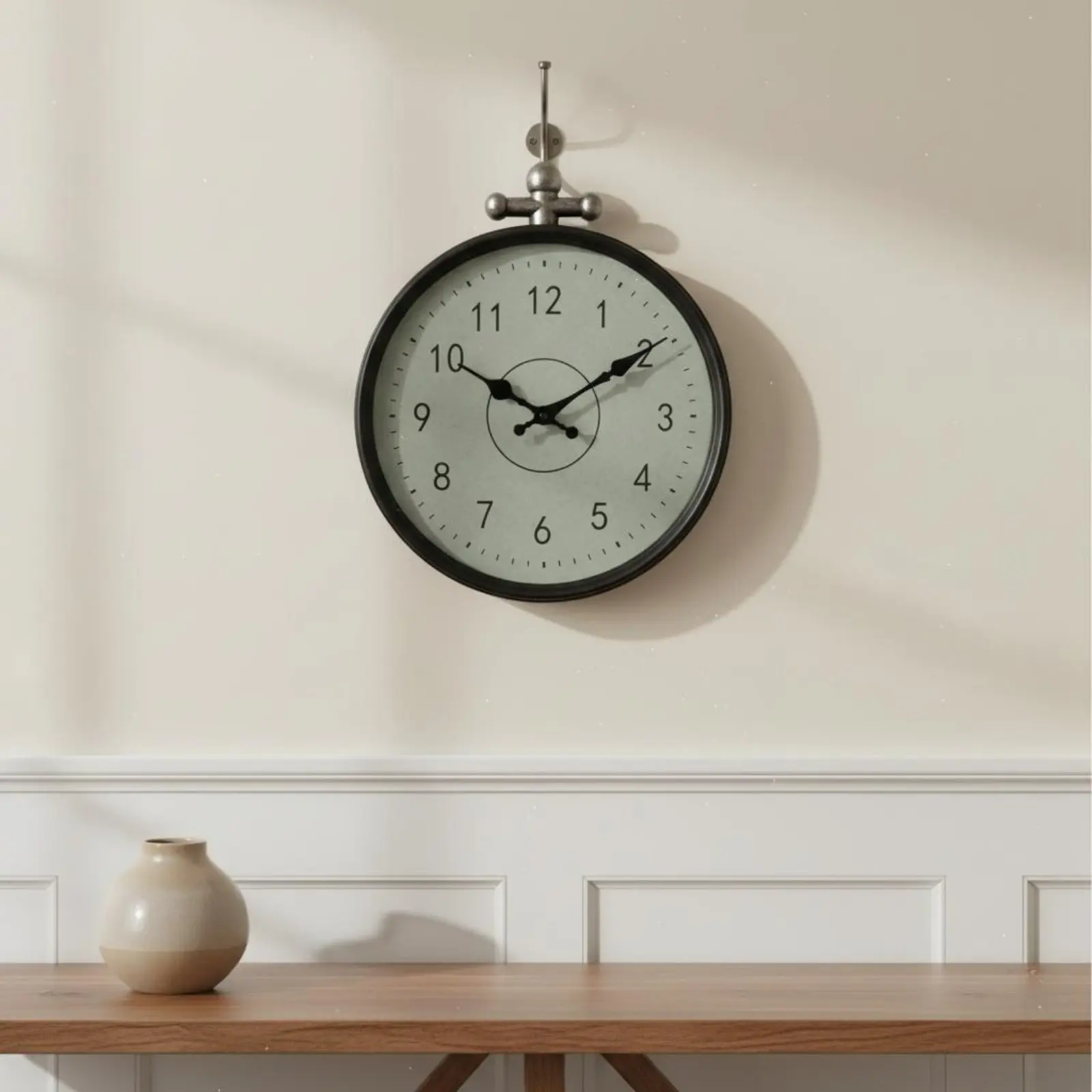 Reloj exterior impermeable para jardín: lectura fácil, perros y gatos - imagen 2