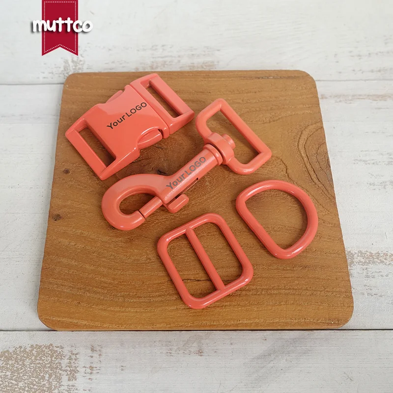 Hebillas y anillos para collar perro - lote 10, grabado laser - imagen 4