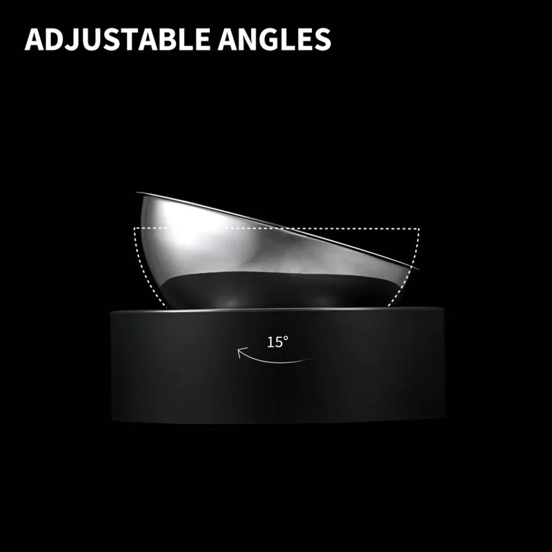 PETKIT-cuenco de alimentación ajustable de acero inoxidable para mascotas, comedero doble, taza de agua, cuencos para beber para gatos y perros - imagen 5