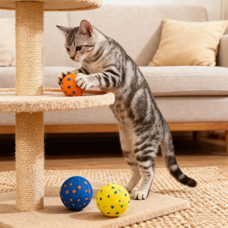 Pelota de juguete inteligente para perros ETPU, palomitas de maíz saltadoras, pelota de juguete para perros con múltiples funciones, como rebote y filando - imagen 3