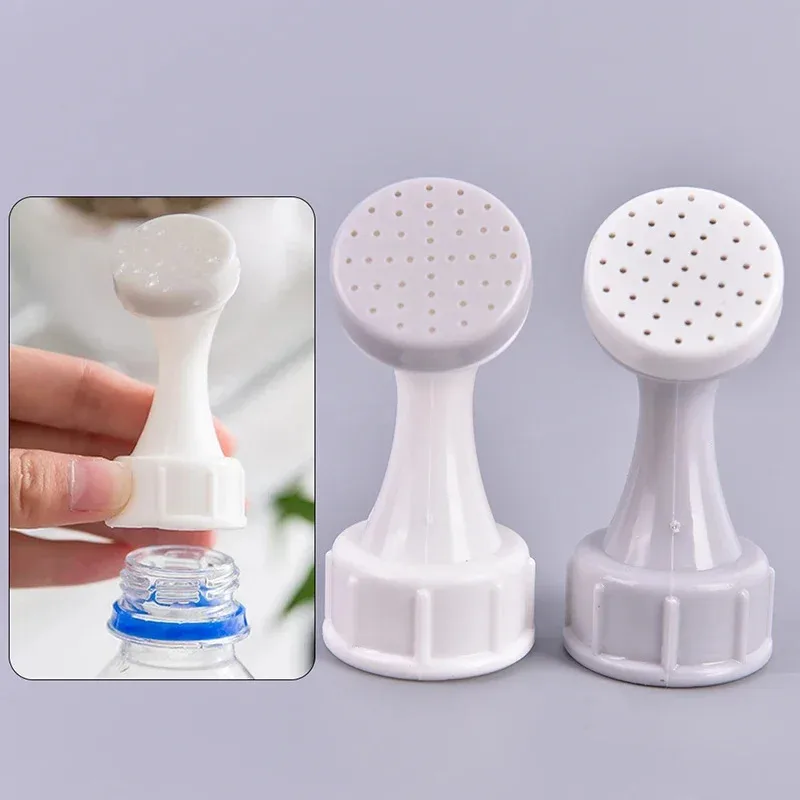 2 unids/set rociador de jardín aspersor portátil planta boquilla de riego de jardín herramienta de vidrio y boquilla de botella de riego