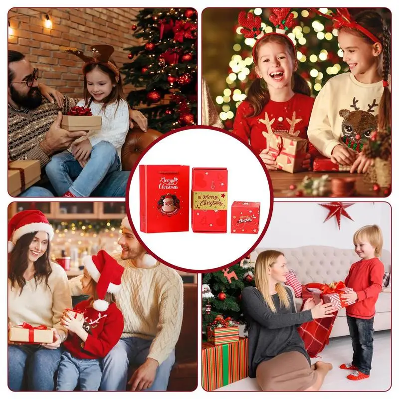 Caja de regalo de dinero explotando, caja de regalo sorpresa de Navidad, caja de regalo de cartón, caja de salto para propuesta de San Valentín y Aniversario - imagen 5