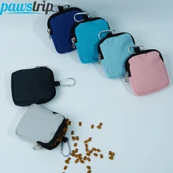 Bolsa portátil para golosinas para perros, bolsa para aperitivos para cachorros al aire libre, bolsas multifuncionales de recompensa para perros, bolsas de cintura para entrenamiento de perros, suministros para mascotas