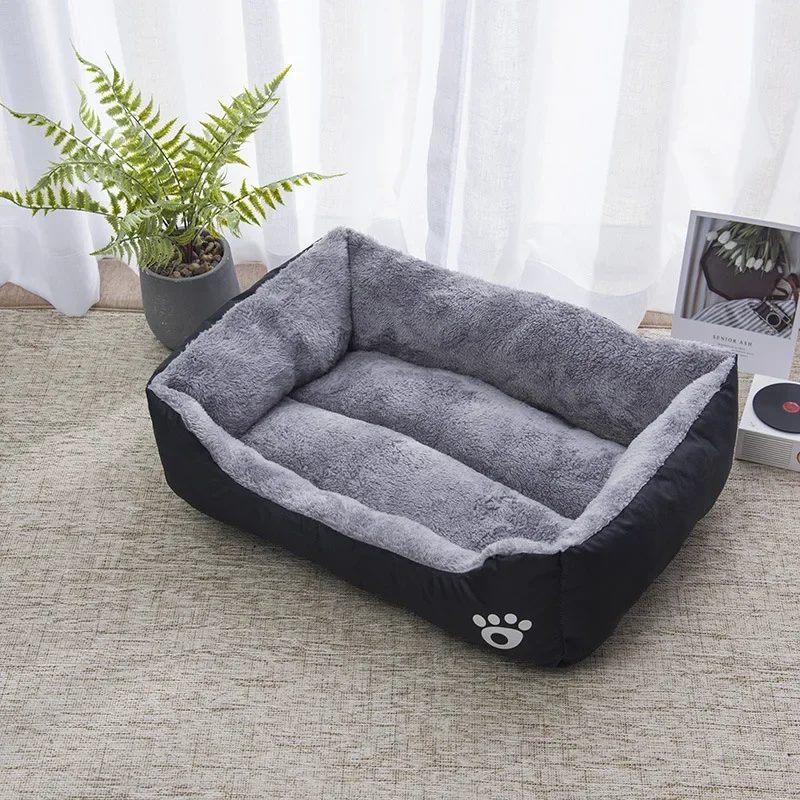 Cama suave caramelo para Golden Retriever y gatos – Talla mediana - imagen 4