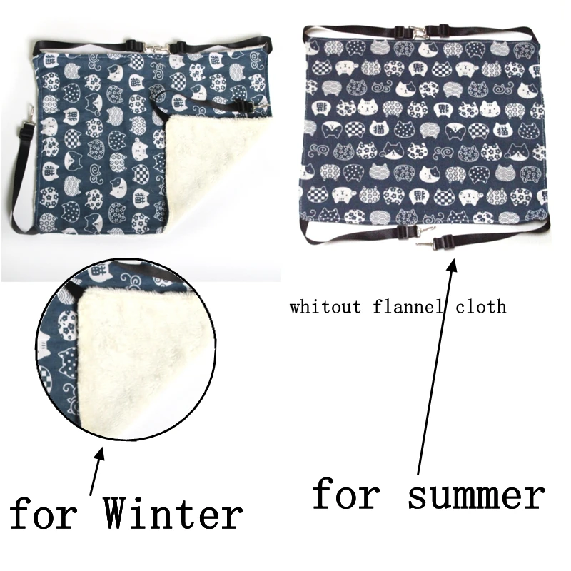 Hamaca de lona para gatos, camas para perros y gatos, cama colgante de doble cara, columpio para mascotas, columpio para hámster, ardilla, descanso para gatos, suministros para dormir - imagen 5