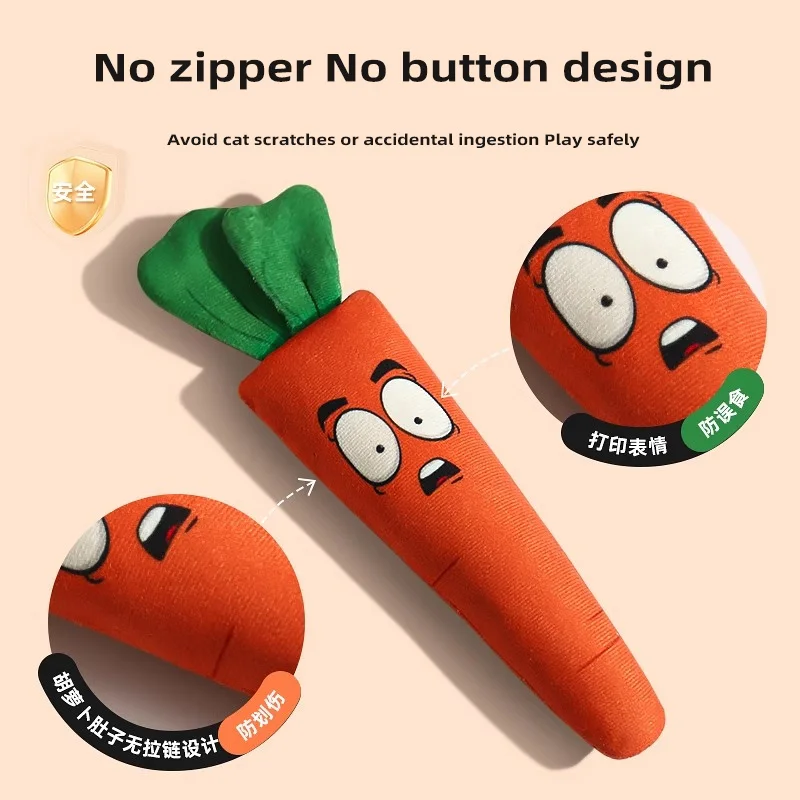 Juguetes de simulación interactivos para gatos, gatitos de dentición de felpa, tablero rascador para gatos con hierba gatera incluida, juego interactivo para gatito - imagen 2