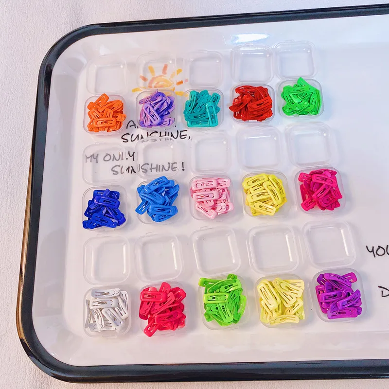 Mini horquilla coreana de 2cm colorida para mascotas, pinzas para el pelo para gato, perro, adorno para mascotas, regalo, accesorios para el cabello para perros - imagen 4