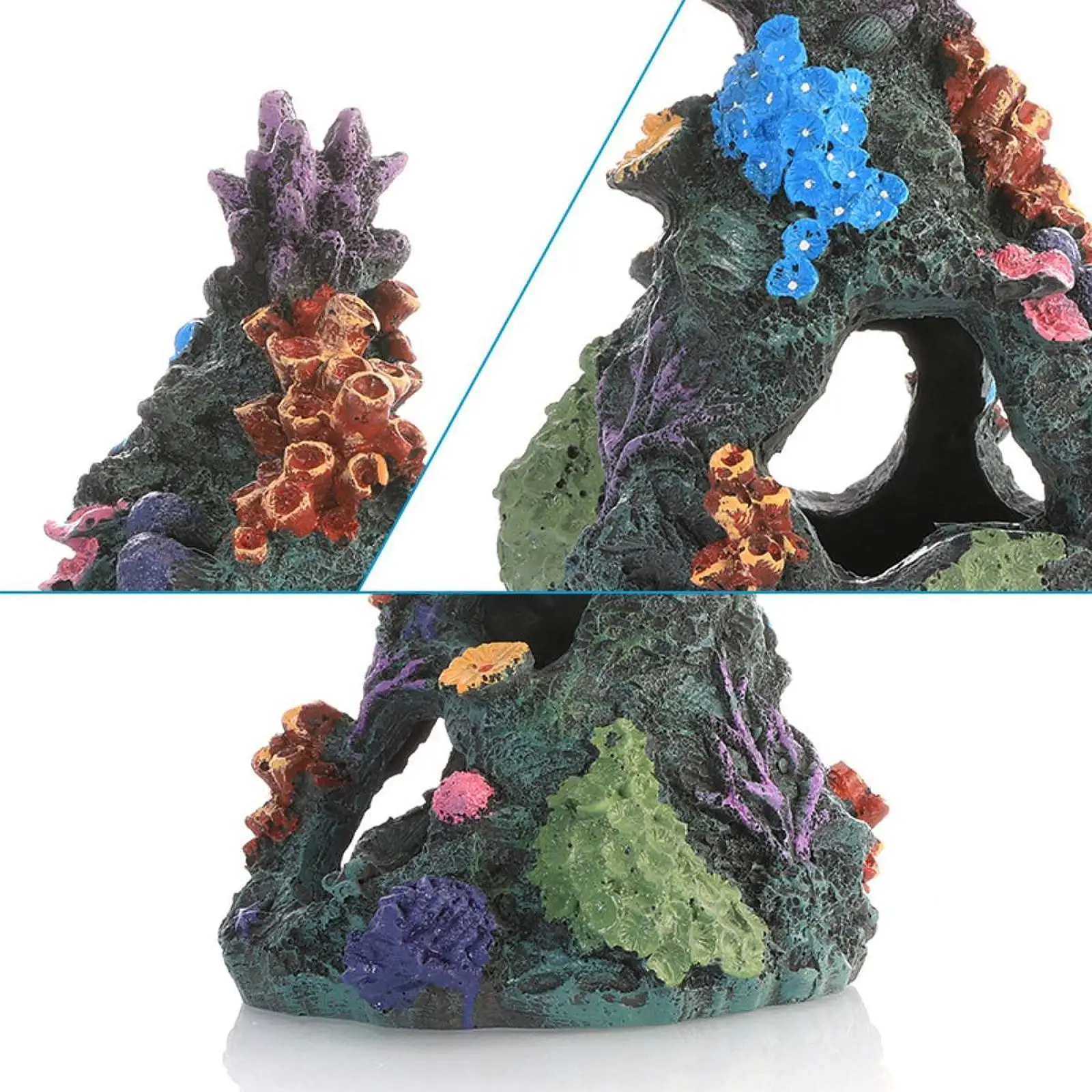 Resin Aquarium Coral Cave Plants Supplies Landscape Decor Fish Tank Ornament Resin Aquarium Coral Cave Plants Supplies Landscape Decor Fish Tank Ornament