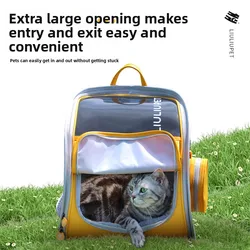 Bolsa para caminar con Flash, bolsa extraíble para gatos, mochila portátil para salir, bandolera portátil, suministros ligeros y transpirables para gatos