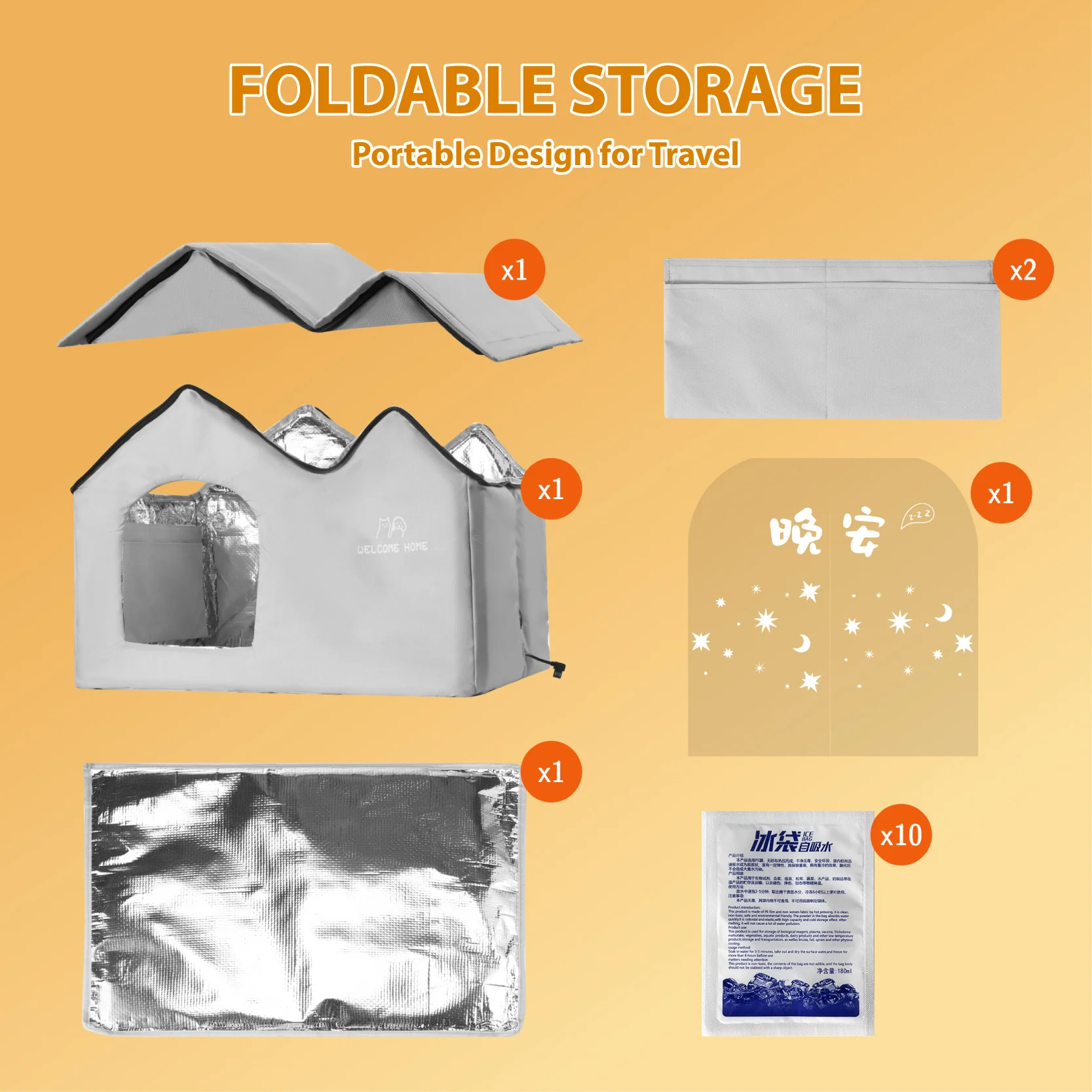 Cama para gatos con temperatura ajustable y refrigeración con calefacción por USB para todas las estaciones, estera para mascotas para interiores y exteriores - imagen 2