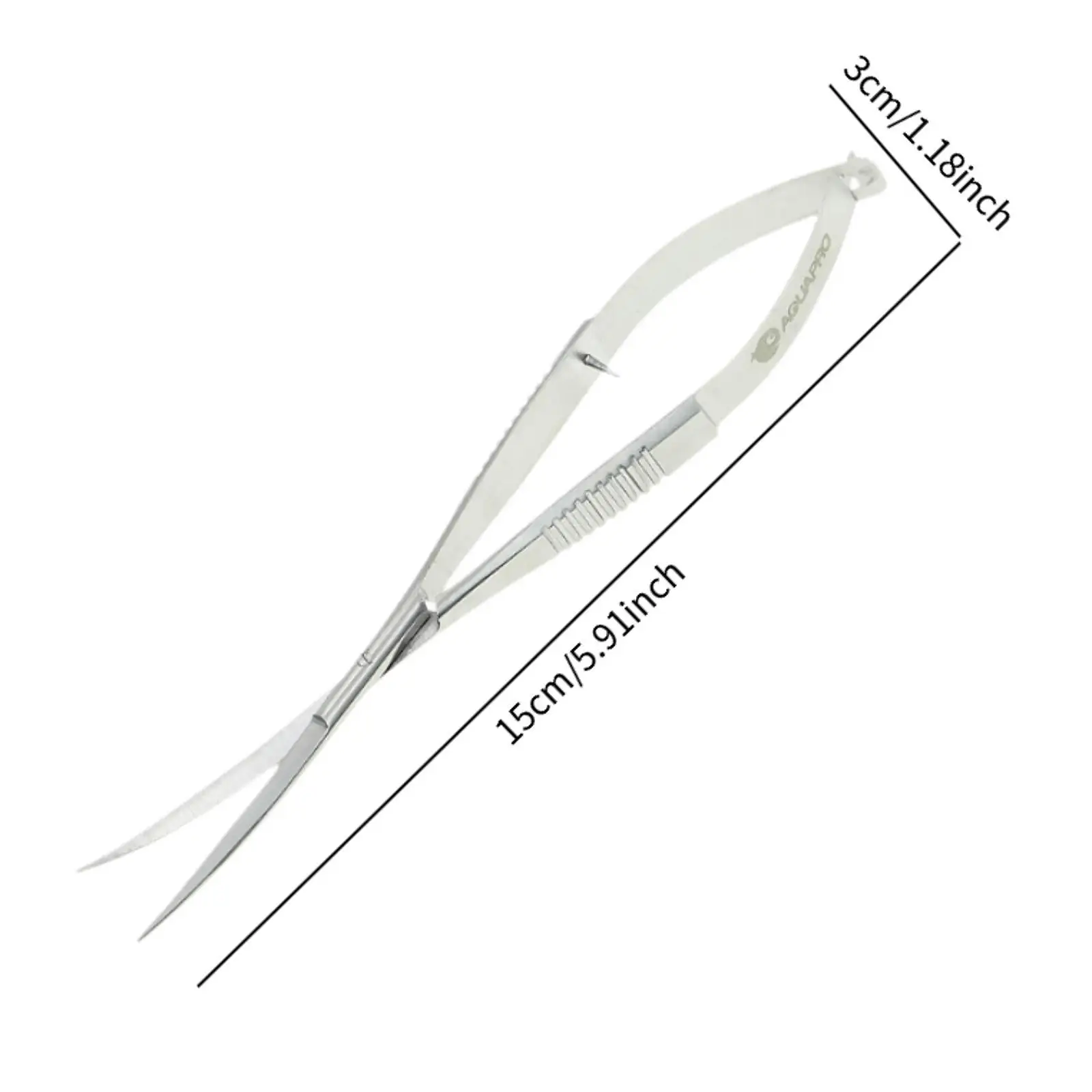 Aquarium Plant Scissors Stainless Steel 5.9inch Spring Aquarium Scissors