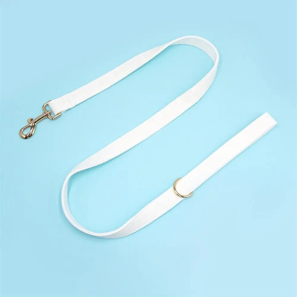 Collar de perro de pana blanca con grabado gratis, hebilla con nombre de identificación personalizado, suministro para perro, accesorio para mascotas, Collar para cachorro