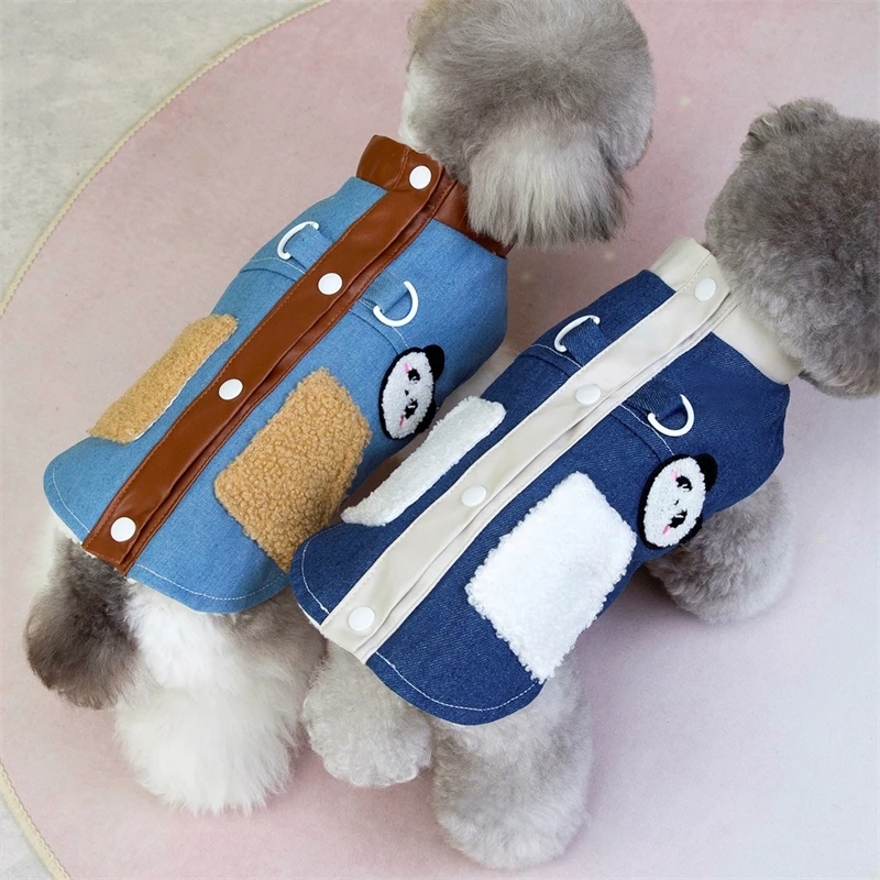 Chaqueta panda de terciopelo para perros y gatos: Chihuahua - imagen 3