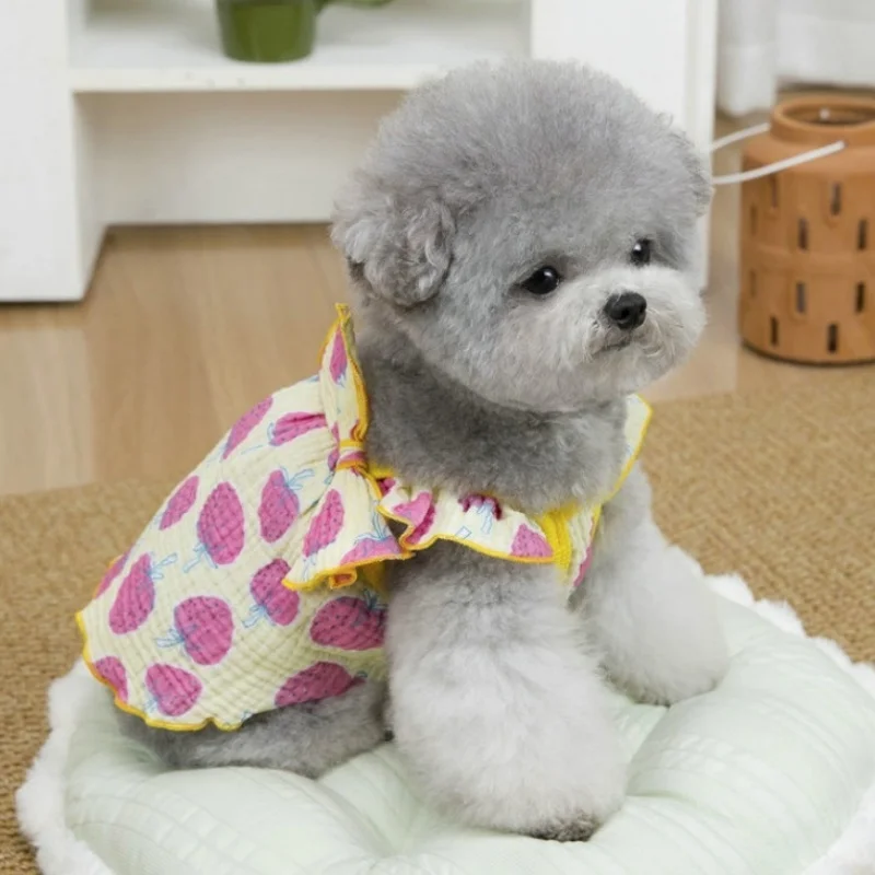 Vestido para perro y gatos con estampado adorable de mascotas - imagen 3