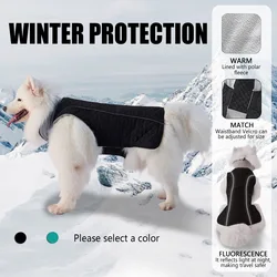 Chubasquero para perros grandes – Tiras reflectantes antiviento