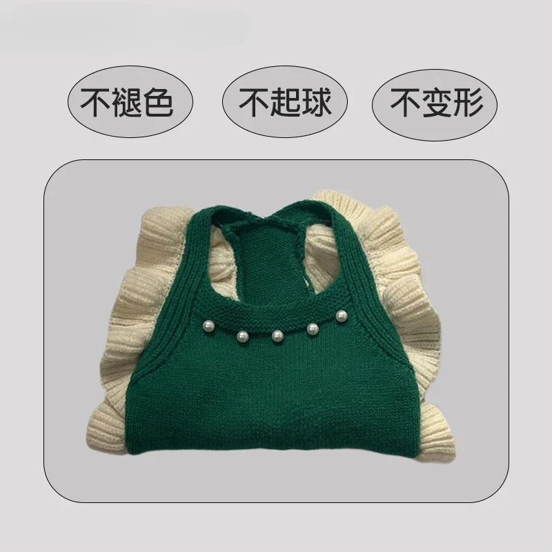 Falda de princesa de otoño/invierno para mascotas, ropa tejida para gatos, vestido de Navidad, bonito perro pequeño y mediano, Otoño/Invierno - imagen 4