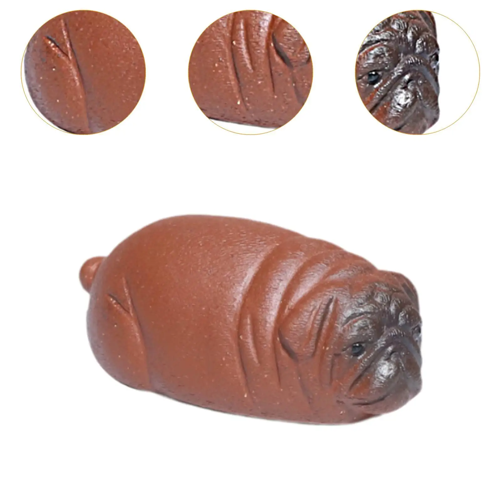 Kung Fu Tea Ornament Home Decor Room Tea Tray Decorate Creative Accessories Favors Car Ornaments Chinese Purple Clay Tea Pet