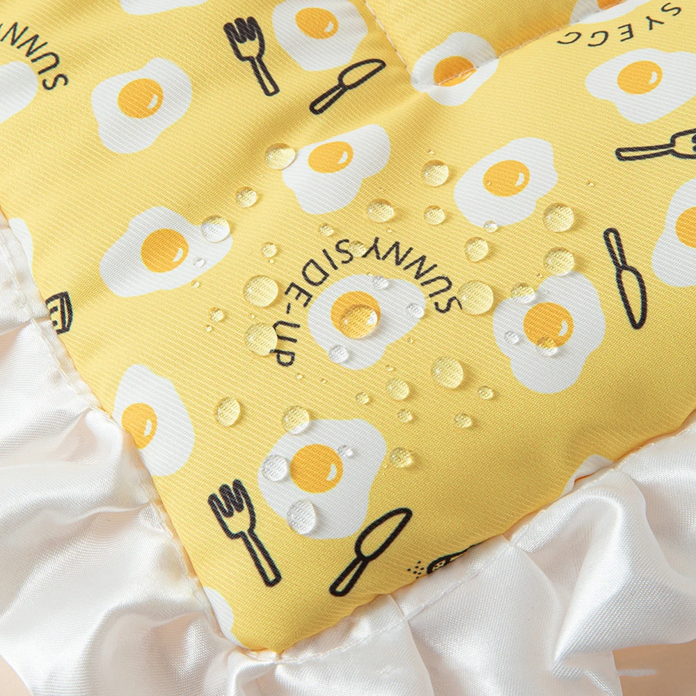 Estera fresca de verano para perros, cama refrescante, almohadilla de hielo para mascotas, esteras lavables con estampado de sandías y fresas, cama para dormir para perros grandes y pequeños - imagen 2