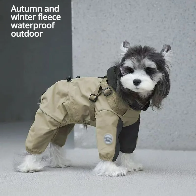 Abrigo impermeable de invierno para perros pequeños - Chaqueta cálida