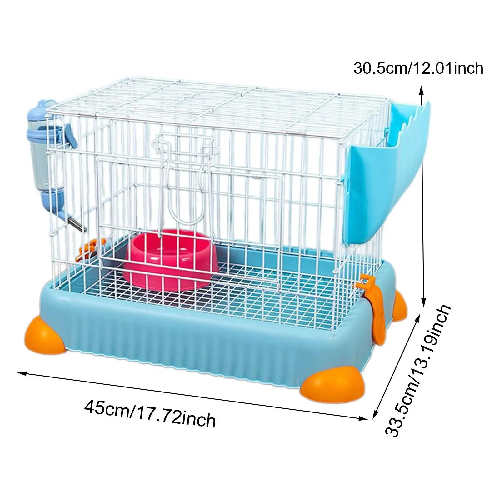 Rabbit Cage Guinea Pig Cage Habitat Cage with Detached Tray Bunny Hutch Small Animals Cage for Small Pets Chinchilla Squirrel Rabbit Cage Guinea Pig Cage Habitat Cage with Detached Tray Bunny Hutch Small Animals Cage for Small Pets Chinchilla Squirrel