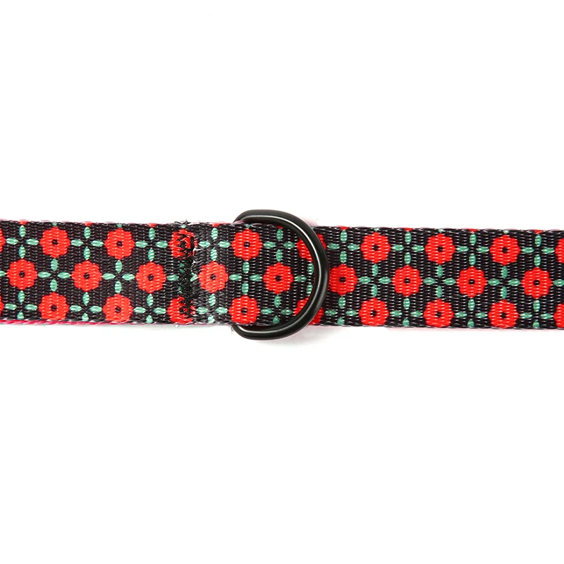 PLATTCO, el nuevo y cómodo RED DAISY, hermosa correa para perro estampada, se adapta a productos para perros pequeños y medianos, 5 tamaños PDL303 - imagen 5