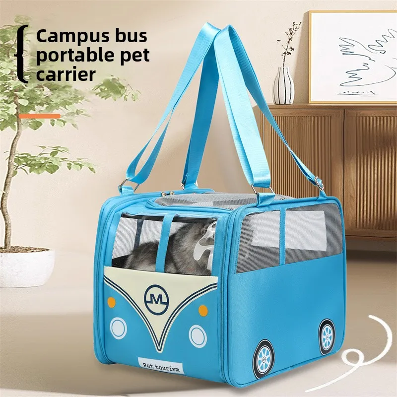 Transportín ventilado para perros y gatos – Bolsa viaje multiusa - imagen 2