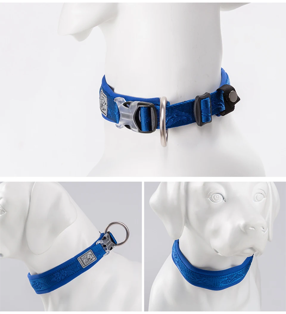 Winhyepet-Collar cómodo acolchado con hebilla ajustable para perro, accesorio táctico de entrenamiento para mascotas, tamaño XS-XXXL - imagen 5
