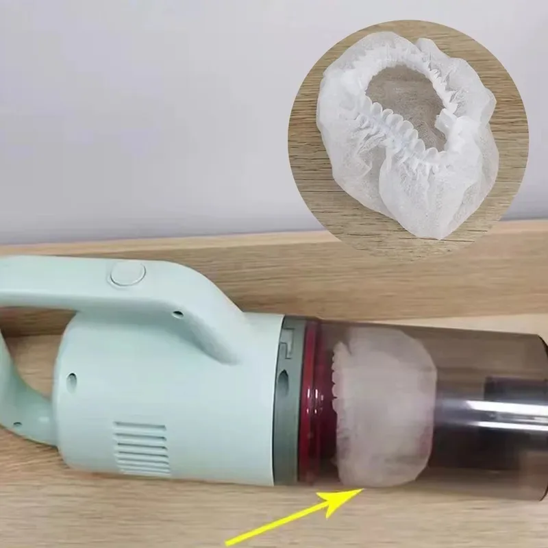 Cubierta de tela no tejida lavable, cubierta protectora de filtro de aspiradora desechable de 20 piezas para accesorios de aspiradora de mano - imagen 3