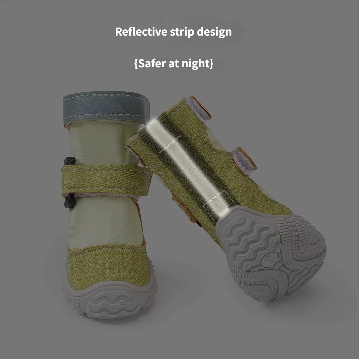 Botas para perros transpirables y antideslizantes con tiras ajustables - imagen 2