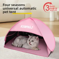 Tienda campaña impermeable para gato y perro pequeño, plegable y transpirable