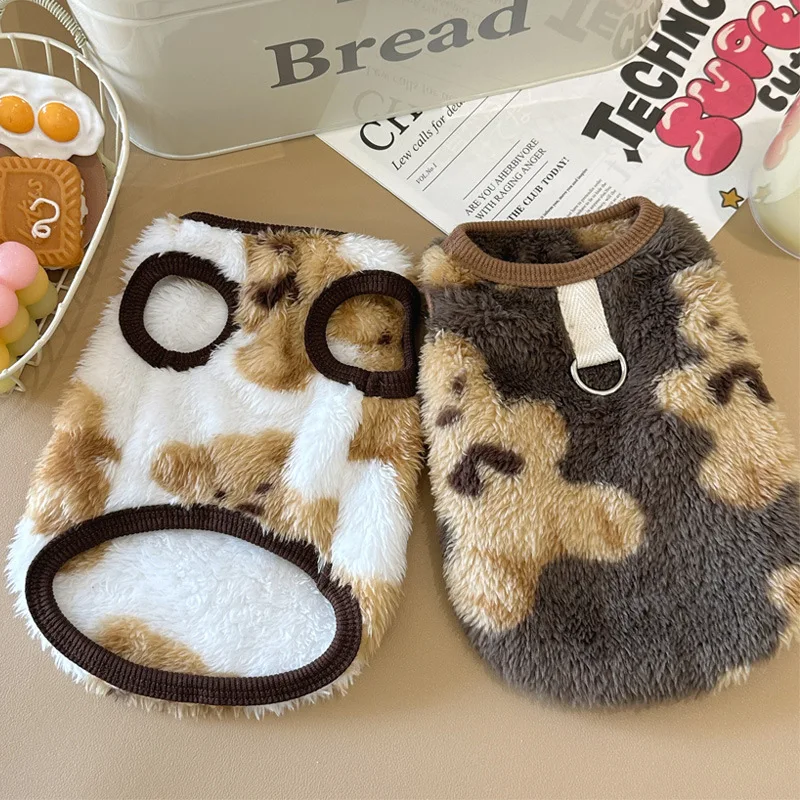 Chaleco teddy visto de arriba