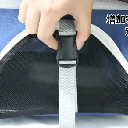 Carro para mascotas pequeño y mediano, carrito retráctil de lujo dividido plegable para perros y gatos, nuevo cochecito para perros, portador para mascotas, cochecito para gatos - imagen 4