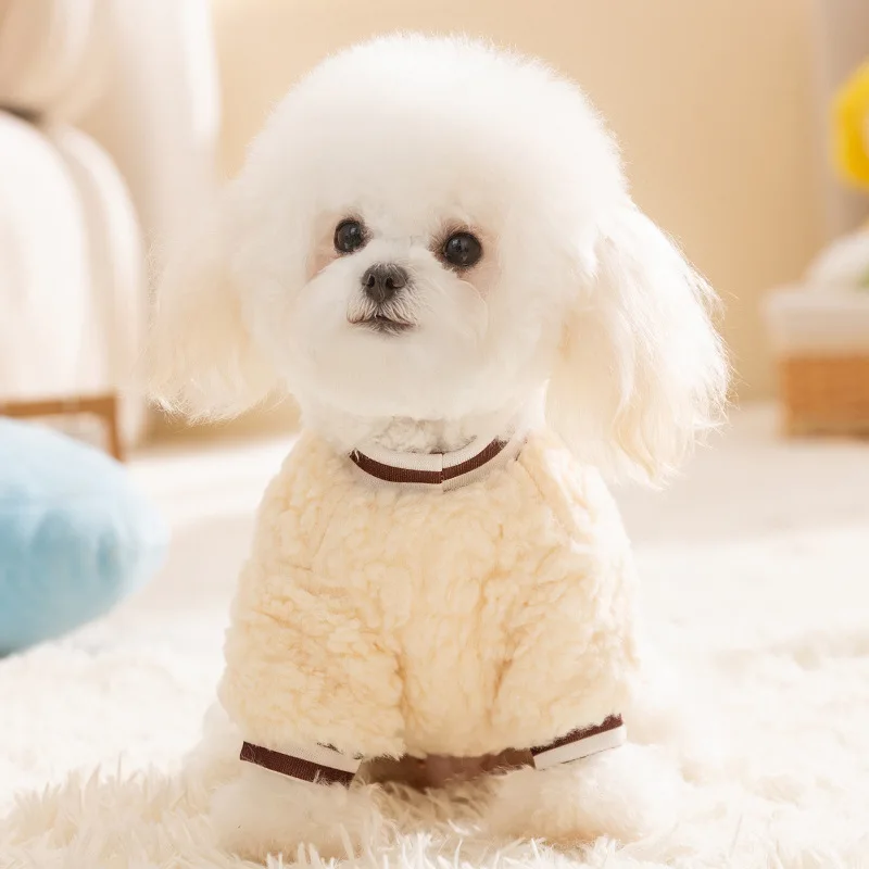 Abrigo de terciopelo para perro pequeño cachorro - imagen 2