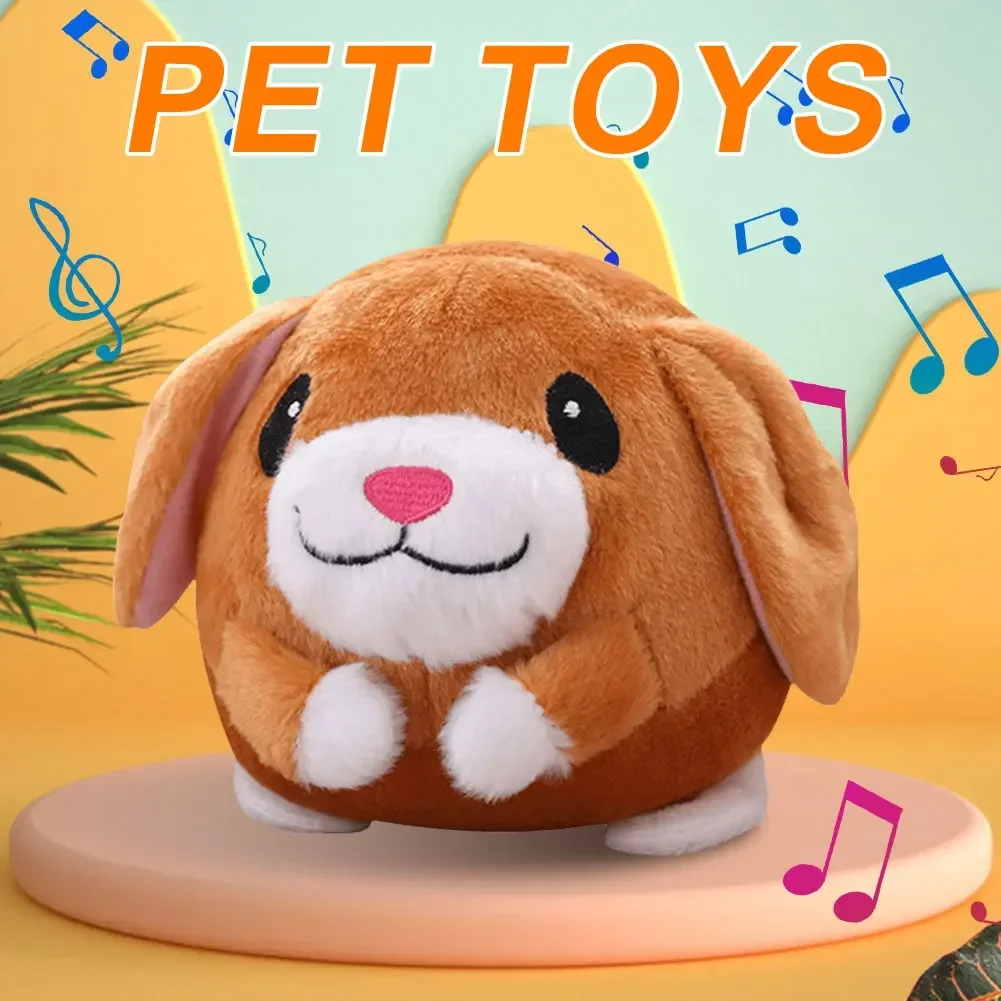 Pelota interactiva antimordidas para perros con sonido y movimiento - imagen 3