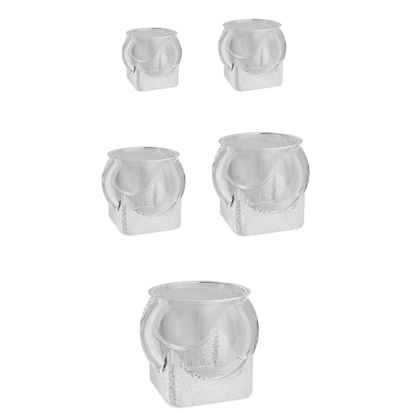 Cuenco de pescado para acuario, cuenco transparente para acuario, regalos para decoración del hogar, tanque de visualización de tortugas