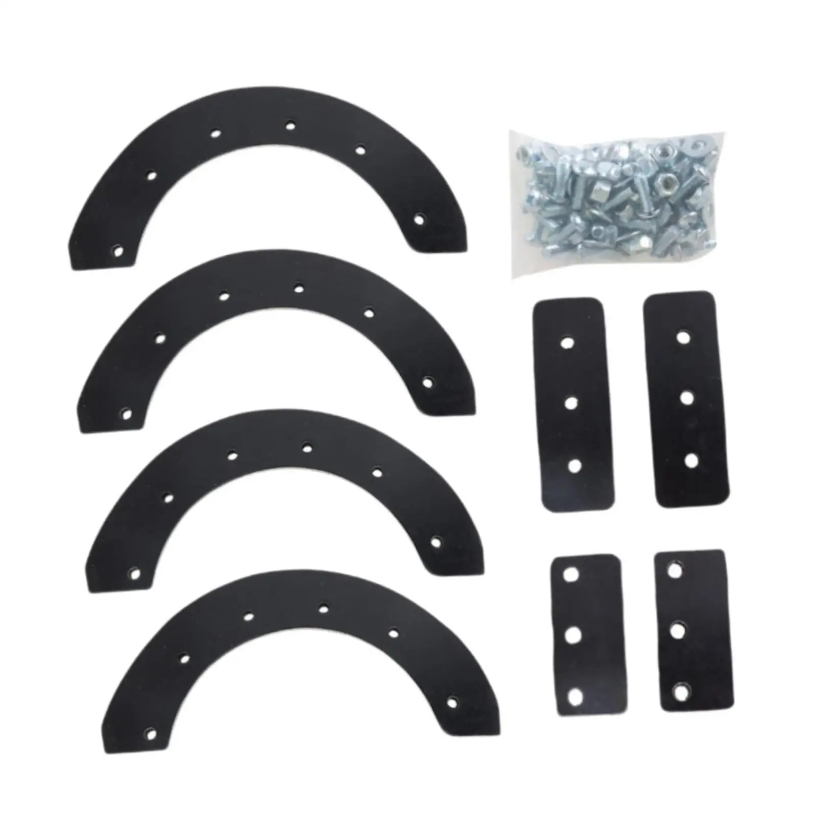 302565MA 327072MA Juego de paletas de goma Montaje simple Componentes negros confiables Accesorios resistentes Reemplazo profesional - imagen 2