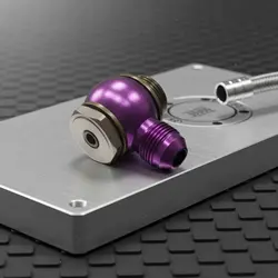 Conector Giratorio 360° para Manguera de Gasolina – Aluminio Automotriz