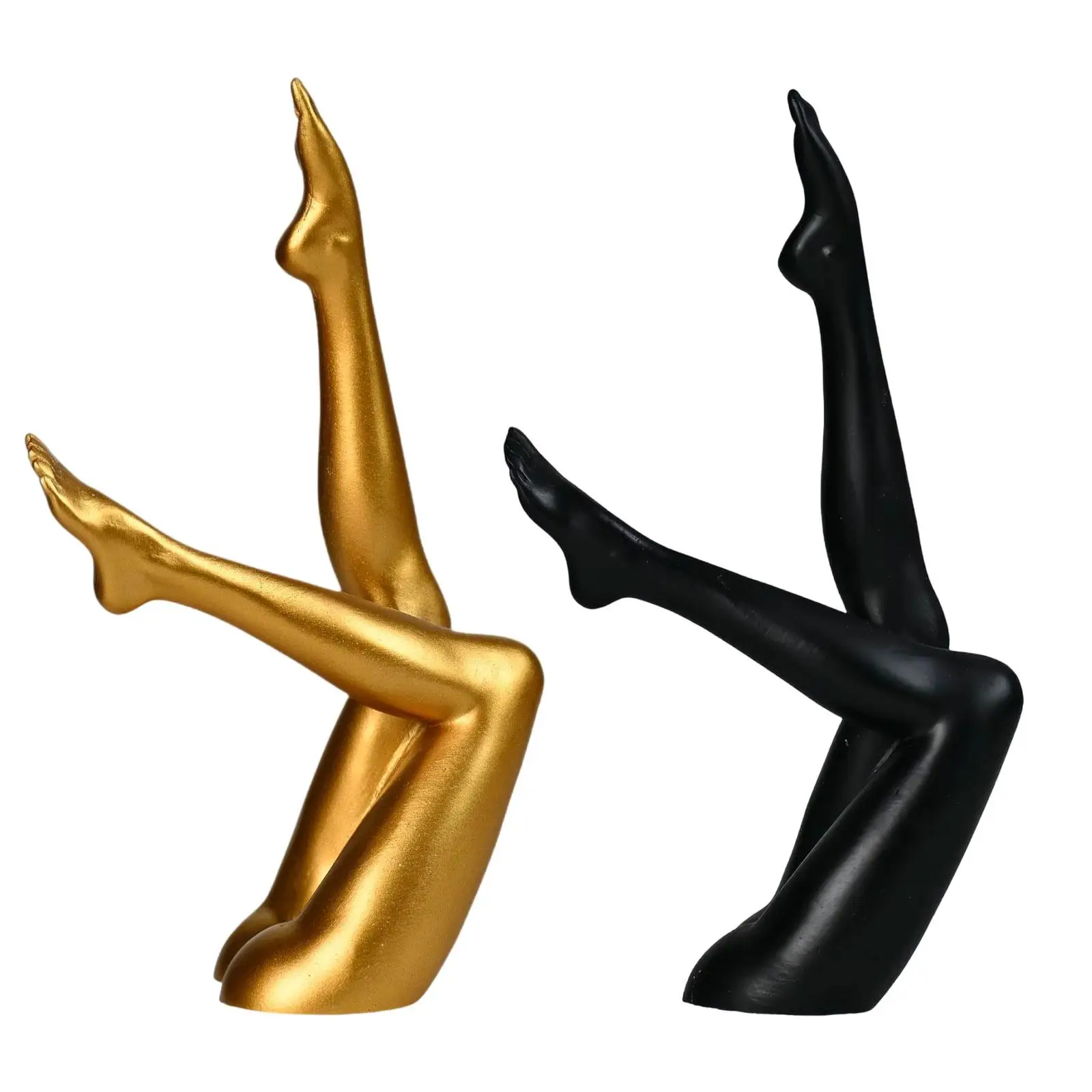 Escultura de patas femeninas de arte moderno, decoración del hogar, adorno de patas abstractas coleccionables, estatuilla para estante, cafetería, vacaciones, aniversario, dormitorio - imagen 3