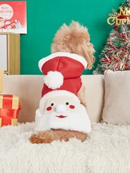 Disfraz Santa Claus con capucha para perros y gatos – Cotoné peluche