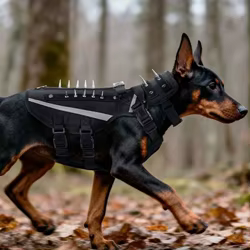 Chaleco protector anti-mordidas para perros pequeños - reflectante