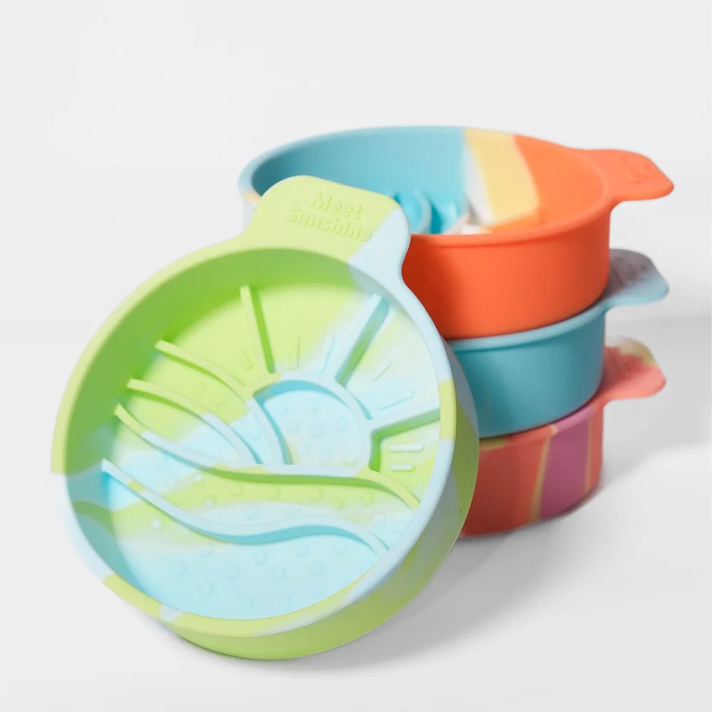 Cuenco de alimentación lenta para gatos, cuenco de comida para mascotas antiasfixia, cuenco interactivo antideslizante para alimentos y agua secos/húmedos, - imagen 3