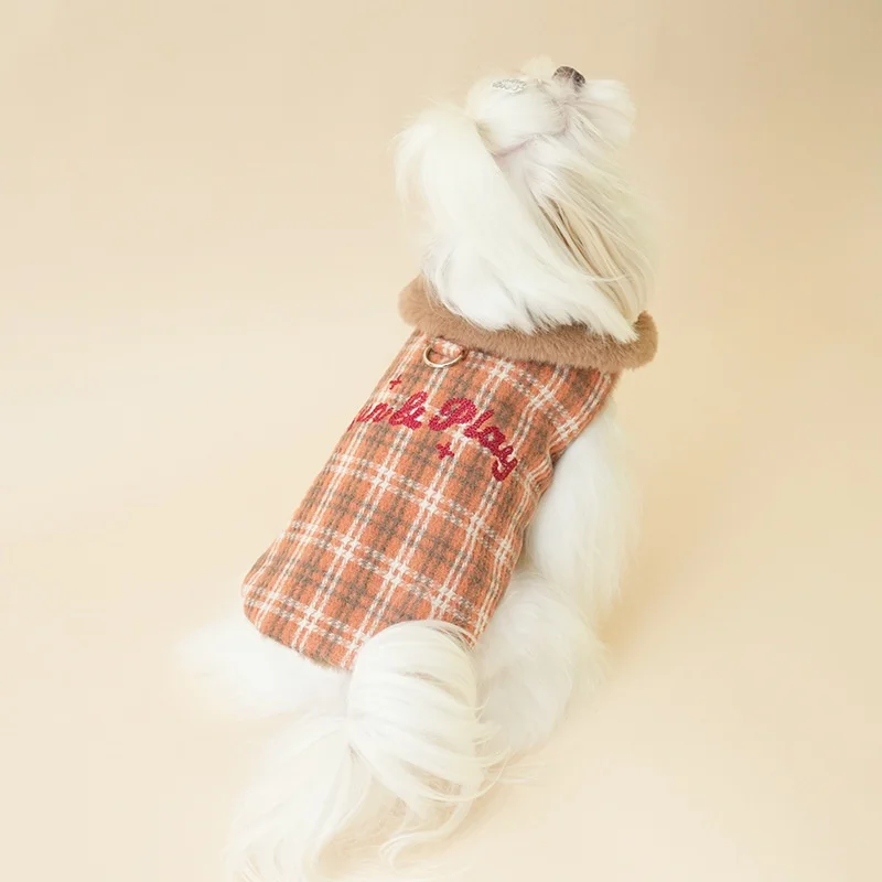 Chaleco de felpa para perros mini – Abrigo cálido invierno - imagen 3