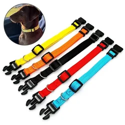 Collar ajustable de nailon para gatos, perros pequeños y medianos