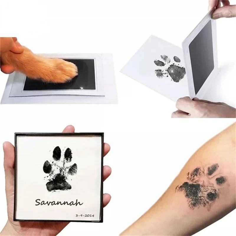 Kit recuerdos huellas perros pequeños sin tinta no tóxico - imagen 5